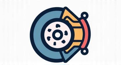 Brake repair service icon